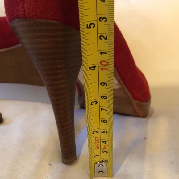 👠 Steven by Steve Madden Deep red suede pumps - Picture 7 of 8